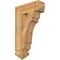Ekena Millwork Olympic Arts & Crafts Rough Sawn Bracket, Western Red Cedar, 4"W x 14"D x 22"H BKT04X14X22OLY03RWR - alternate 1